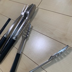 BBQ 30センチ超えのトングセット3点 の画像