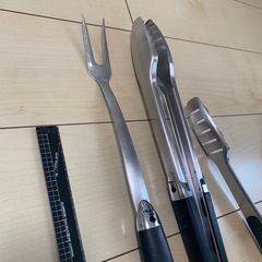 BBQ 30センチ超えのトングセット3点 の画像