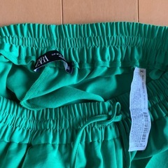 ミントグリーン ZARA ザラ　L　イージーパンツ ゴムウエストの画像