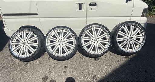 クラブリネア22インチタイヤホイールセット！　PCD120