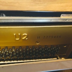 •	【引き取り限定】YAMAHA アップライトピアノ U2（1976年製）1万円の画像