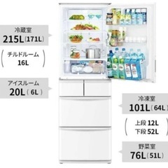 シャープ冷蔵庫 2023年式②の画像