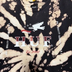 🥰3🥰HUF🤩胸元ロゴ・グランジTシャツ😆の画像