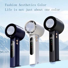【新品】ハンディファン 冷却プレート付き 黒の画像
