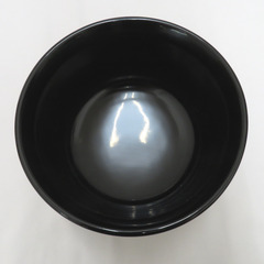 骨董・民芸品 輪島塗 松喰鶴蒔絵 花器 花生 鉢 フラワーベース 漆器 黒 箱有 インテリア【中古】 【キモノオフ野々市若松店】の画像