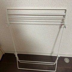 フェイスタオルハンガー　スタンド　白の画像