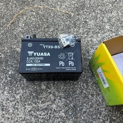 TAIWAN YUASA [ 台湾ユアサ ] シールド型 バイク用バッテリー YTX9-BSの画像