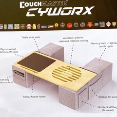 作業楽々❤️パソコンデスク❤️ラップトップテーブル　ゲーミング台　作業机　パソコン台の画像