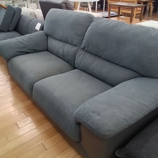 ★リユースのサカイつくば店★TK6340 2人掛けソファ グレー H88×D83×W190 クリーニング済み