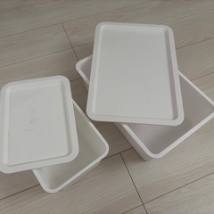 プラスチックケース白大しょう小の画像