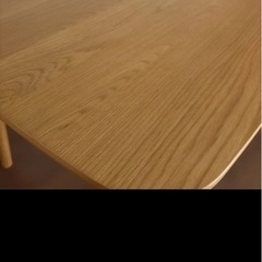 ダイニングテーブル ウォールナット オーク 120 cm 天然木 テーブルのみ 単品 長方形 120 × 75 高さ 70 cm ダイニング テーブル 木製 木目 食卓テーブル シンプル 北欧 おしゃれ モダン カフェの画像