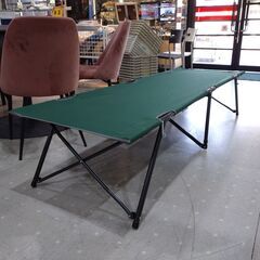 Camping Field キャンピングフィールド　カンタンベッド　グリーン　寸法（約）：長さ191×幅60×高さ40　キャンプ　アウトドア【モノ市場東海店】139の画像