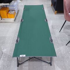 Camping Field キャンピングフィールド　カンタンベッド　グリーン　寸法（約）：長さ191×幅60×高さ40　キャンプ　アウトドア【モノ市場東海店】139の画像