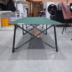 Camping Field キャンピングフィールド　カンタンベッド　グリーン　寸法（約）：長さ191×幅60×高さ40　キャンプ　アウトドア【モノ市場東海店】139の画像