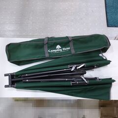 Camping Field キャンピングフィールド　カンタンベッド　グリーン　寸法（約）：長さ191×幅60×高さ40　キャンプ　アウトドア【モノ市場東海店】139の画像
