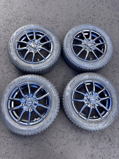 NBOXカスタム　スタッドレスタイヤ　BRIGDESTONE BLIZZAK　VRX2 155/65R14