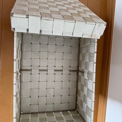 テープバスケット　収納ボックス　おしゃれ　2個セットの画像