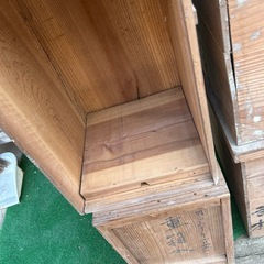 明治　木箱　収納箱　食器箱　アンティーク　レトロの画像