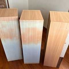 本日中　あげます　カラーボックス　セットリメイク　木目の画像