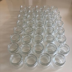 【未使用品】ＳＩジャム３５　ミニジャム瓶　ガラス瓶　40個の画像