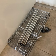 ニトリ　スチールラック4段の画像