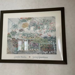 ポスター木製額付の画像