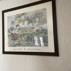 ポスター木製額付の画像