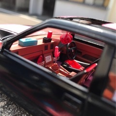 旧車　プラモデル　の画像