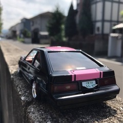 旧車　プラモデル　の画像