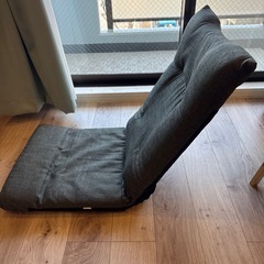 アイリスプラザ(IRIS PLAZA) 座椅子 チャコールグレー 幅約46×奥行約58×高さ約68cm リクライニング YC-601
の画像