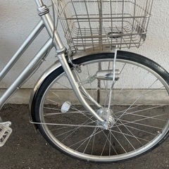 9J131 シティサイクル２７サイズ　６段変速オートライト　★自転車専門店の中古車です★　【消費税込み・防犯登録６００円込みの画像