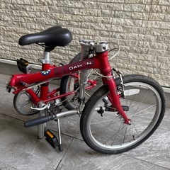 DAHON （ダホン ）  折り畳み自転車 カゴ付き　Boardwalkの画像