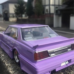 旧車　プラモデルの画像