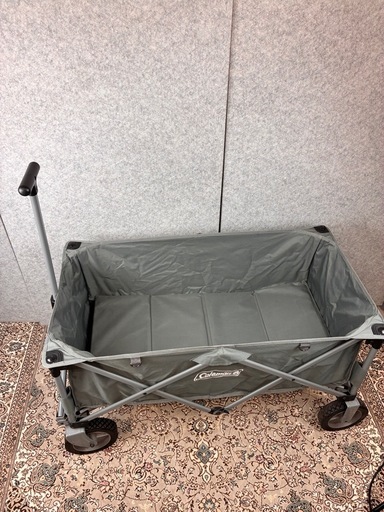 【ご来店引取大特価】Coleman グレー キャリーカート