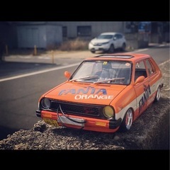 旧車　プラモデルの画像