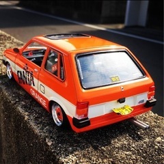 旧車　プラモデルの画像