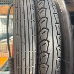スーパーカブ　タイヤ　前後の画像