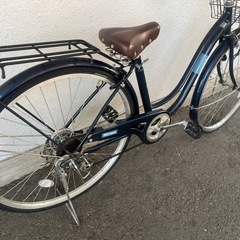 ９J121　ホームサイクル２７サイズ　６段変速オートライト　★自転車専門店の中古車です★　【消費税込み・防犯登録６００円込みの画像
