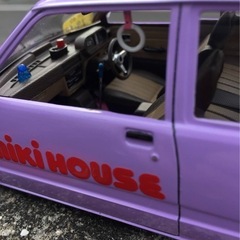 旧車　プラモデルの画像