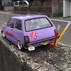 旧車　プラモデルの画像