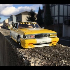 旧車　プラモデルの画像