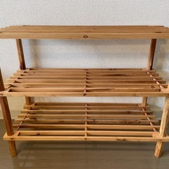 木製ラックの画像