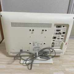 SHARP19V型ワイド　てれびテレビ の画像