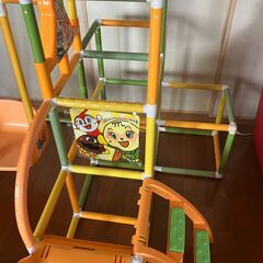 アンパンマン　ジャングルジム　滑り台、ブランコ付きの画像