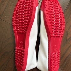 上履き　レッド　26.0cmの画像