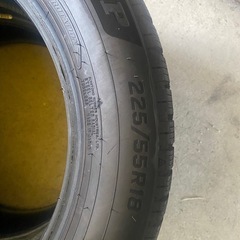 225/55r18Dunlop40週2024年製(ほぼ新品)2本セットの画像
