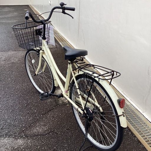 自転車?24インチ自転車?ギア付き・ライト付き自転車?お買い得‼️春日市‼️入荷しました?クリーム色自転車?クリームカラー?リサイクル