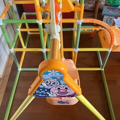 アンパンマン　ジャングルジム　滑り台、ブランコ付きの画像