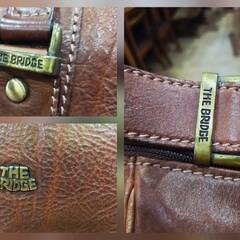 【愛品館 市原店】THE BRIDGE レザーボストンバッグの画像