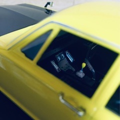 旧車　プラモデルの画像